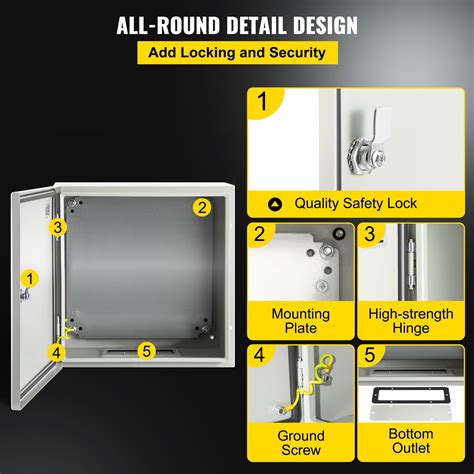 16x16x6 electrical box|vevor electrical enclosure box.